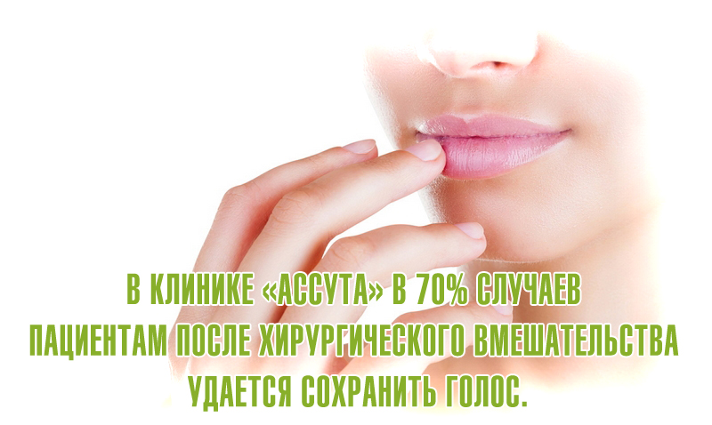 Статистика лечения рака голосовых связок в клинике Ассута